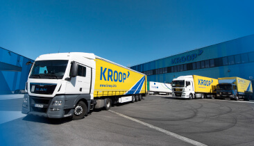 Kroop LKW-Flotte fährt aus