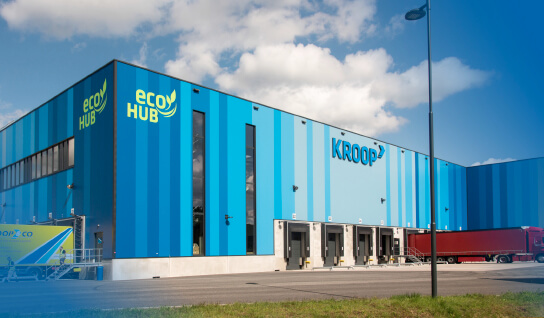 Außenansicht Eco Hub Lieferanfahrt