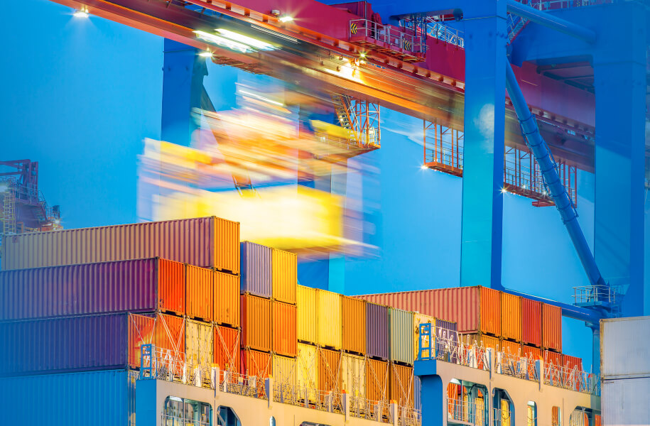 Kroop-Container am Hamburger Hafen